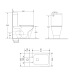 Qtap Cardinal Унітаз підлоговий Ultra Quiet 620×365×805 мм, White, із сидінням Slim Duroplast/Soft-close/Qui