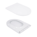 Qtap Scorpio Унітаз підлоговий Ultra Quiet 675×365×865 мм, White, із сидінням Slim Duroplast/Soft-close/Quic