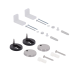 Унітаз підлоговий Crow Rimless 640×360×835 мм, White, із сидінням Slim Duroplast/Soft-close/Quick Release QT05