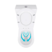 Qtap Jay Унітаз підлоговий 680×370×815 мм, White, із сидінням Slim Duroplast/Soft-close/Quick Release QT0722