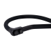 Lidz Aria 020F3 Змішувач для кухні Matt Black (k35) з гнучким виливом і під“єднанням для питної води