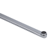 Qtap Swan Eco Змішувач для ванни Chrome (k35) з довгим поворотним виливом і душовим гарнітуром QTSWA2601CRM4
