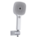 Qtap Swan Eco Змішувач для ванни Chrome (k35) з довгим поворотним виливом і душовим гарнітуром QTSWA2601CRM4