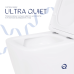 Qtap Crow Унітаз підвісний Ultra Quiet 520×360×290 мм, White, із сидінням Slim Duroplast/Soft-close/Quick R
