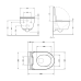 Qtap Jay Унітаз підвісний Ultra Quiet 485×360×320 мм, White, із сидінням Slim Duroplast/Soft-close/Quick Re