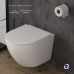 Унітаз підвісний Robin Rimless 490x370x360 мм, White, із сидінням Slim Durop/Soft-close/Quick Release Qtap