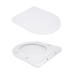 Унітаз підвісний Robin Ultra Quiet 490x365x325 мм, White, із сидінням Slim Duropla/ Soft-close/Quick Release Qtap
