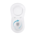 Qtap Swan Унітаз підвісний Ultra Quiet 485×360×320 мм, White, із сидінням Slim Duroplast/Soft-close/Quick R