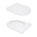 Qtap Swan Унітаз підвісний Ultra Quiet 520×360×320 мм, White, із сидінням Slim Duroplast/Soft-close/Quick R