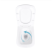 Підвісний унітаз Tern Ultra Quiet 525x345x360 мм, White, із сидінням Slim Duropl/Soft-close/Quick Release Qtap