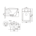 Підвісний унітаз Tern Ultra Quiet 525x345x360 мм, White, із сидінням Slim Duropl/Soft-close/Quick Release Qtap