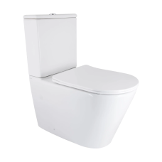 Напольный унитаз Vlasta Ultra Quiet 660x360x800 мм, White, с сиденьем Slim Duroplast/ Soft-close/ Quick Release QT28228300W Qtap