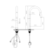 Qtap Lenicka Змішувач для кухні Chrome (k35) з висувним виливом QTLEN9138103UC