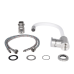 Lidz Aria 015F3 Змішувач для кухні White (k35) з гнучким виливом LDARI015F3WHI43362