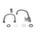Lidz Aria 015F3 Змішувач для кухні Grey (k35) з гнучким виливом LDARI015F3GRE43363