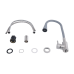 Lidz Aria 015F31 Змішувач для кухні Nickel/Grey (k35) з гнучким виливом LDARI015F31GNK31871