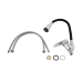 Lidz Tani 008F3 Змішувач для кухні Chrome/Black (k40) з гнучким виливом LDTAN008F3BCR39484
