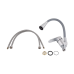 Lidz Tani 008F3 Змішувач для кухні Chrome/Grey (k40) з гнучким виливом LDTAN008F3GCR39507