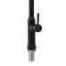 Qtap Baruska Змішувач для кухні Matt Black (k35) з висувним виливом QTBAR9137103UB