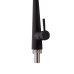 Qtap Evicka Змішувач для кухні Matt Black (k35) з висувним виливом QTEVI9135103UB