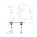 Qtap Evicka Змішувач для кухні Matt Black (k35) з висувним виливом QTEVI9135103UB