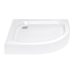 Lidz Tani Душовий бокс SB90x90.SAT.LOW.FR, низький, скло Frost 4 мм + стінки WHI