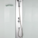 Lidz Tani Душовий бокс SB90x90.SAT.HIGH.FR, високий, скло Frost 4 мм + стінки WHI