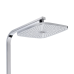 Lidz Dozorca 1030 Душова система універсальна Chrome (k35) на три споживачі (з виливом) LDDOZ1030CRM45407