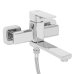 Lidz Dozorca 0051 Змішувач для ванни Chrome (k35) з поворотним виливом і душовим гарнітуром LDDOZ0051CRM45404
