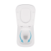 Унітаз підвісний Tern Rimless 490x340x350 мм, White, із сидінням Slim Duropl/Soft-close/Quick Release Qtap