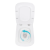 Унітаз підвісний Tern Ultra Quiet 490x365x325 мм, White, із сидінням Slim Duropl/Soft-close/Quick Release Qtap
