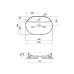 Qtap Scorpio Раковина накладна 600x400x120 мм, White, овальна, без донного клапана QT14118045W