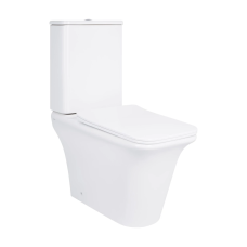 Qtap Kalao Унітаз підлоговий Rimless 660×360×820 мм, White, із сидінням Slim Duroplast/Soft-close/Quick Rele