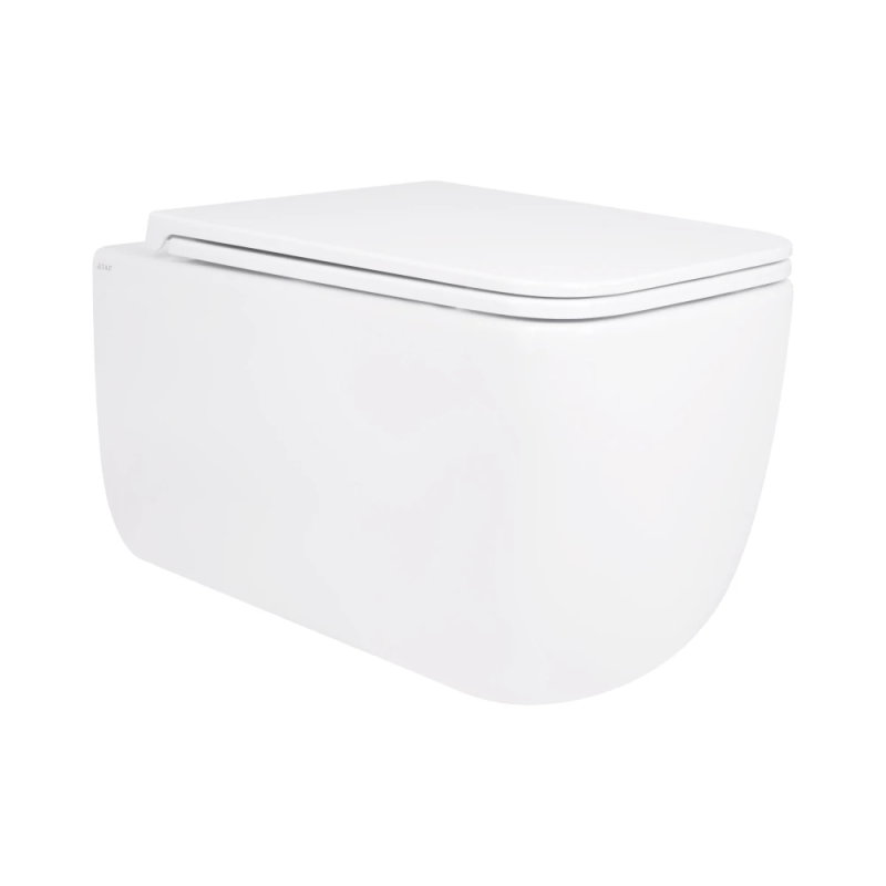 Qtap Gemini Унітаз підвісний Ultra Quiet 530×365×373 мм, White, із сидінням Slim Duroplast/Soft-close/Quick