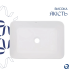 Qtap Virgo N Раковина накладна 560x380x130 мм, White, прямокутна, без донного клапана QT18116308W