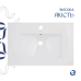 Qtap Albatross Раковина врізна меблева 720x460x180 мм, White, прямокутна, без донного клапана QT01113070