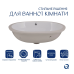Qtap Stork Раковина врізна 570x390x210 мм, White, овальна, без донного клапана QT15110522W