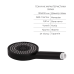Комплект Qtap Slavonice Black Matt: Змішувач QTSLA266BLM45908 + Шланг QTHADPVCSQ160B + Лійка QTRUC125BLM45951