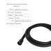 Комплект Qtap Slavonice Black Matt: Змішувач QTSLA266BLM45908 + Шланг QTHADPVCSQ160B + Лійка QTRUC125BLM45951