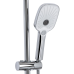 Qtap Gemini Душова система універсальна Chrome/White (k35) на три споживачі (з виливом) QTGEM111CRW45687