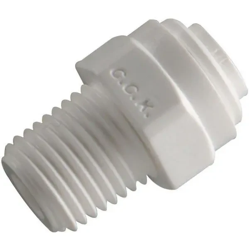 Фітинг прямий 1/4“-1/4“ (трубка-різьба)