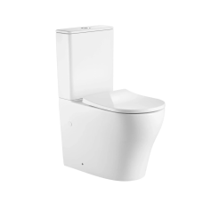 Qtap Virgo Унітаз підлоговий Ultra Quiet 660×360×855 мм, White, із сидінням Slim Duroplast/Soft-close/Quick