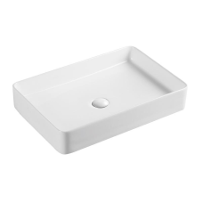 Qtap Tern раковина прямокутна накладна з донним клапаном 600x405x110mm WHITE