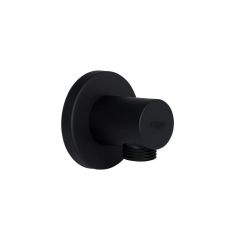 Qtap Spojecti Під“єднання для шланга Matt Black, округле QTCRBB030