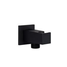 Під“єднання Fixsit 025 для душового шланга з тримачем для лійки Black Qtap