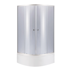 Lidz Набор: Душевая кабина Latwa SC90x90.SAT.HIGH.GR+ Душевой поддон Kapielka ST90x90x41 с панелью