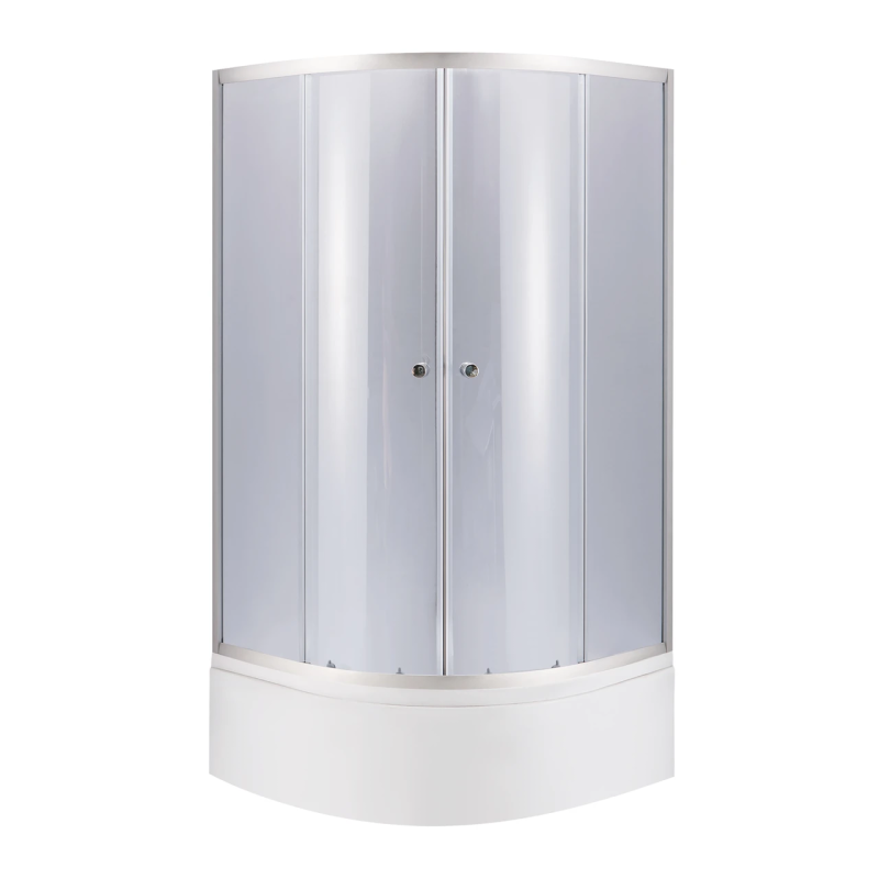 Lidz Набор: Душевая кабина Latwa SC90x90.SAT.HIGH.GR+ Душевой поддон Kapielka ST90x90x41 с панелью