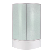 Lidz Набор: Душевая кабина Latwa SC90x90.SAT.HIGH.FR+ Душевой поддон Kapielka ST90x90x41 с панелью