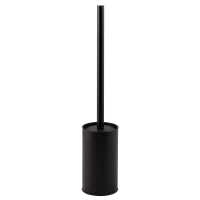 Щітка для унітаза підлоговий Qtap Liberty Black