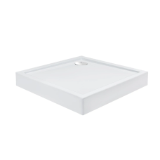 Душовий піддон QT TERN 309912C, квадратний, 90x90x12, акриловий + ніжки, діаметр слива 90 мм + сифон із гідроза
